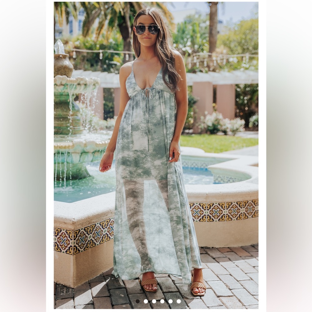 Brand new back tie summer dress